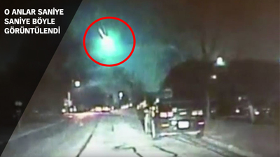 ABD'ye düşen meteor karanlığı aydınlattı!