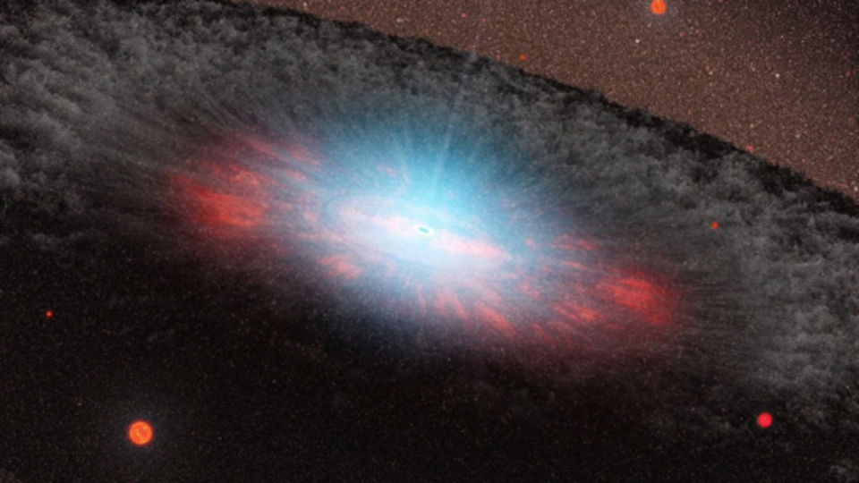 Kara delik bir yıldızı 11 yıldır yutuyor