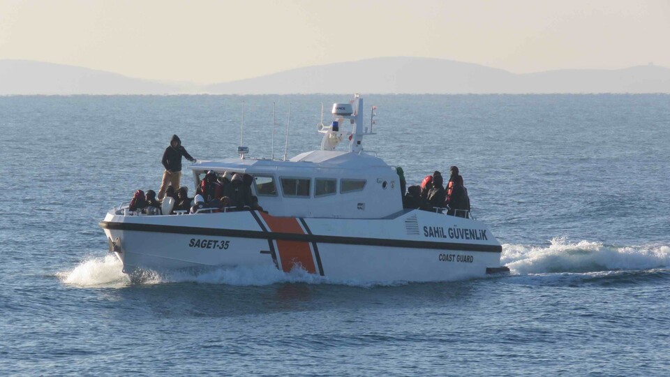 Çanakkale'de 46 göçmen yakalandı