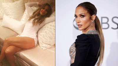 Jennifer'ın bacaklarına rekor beğeni!