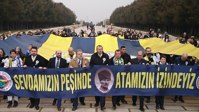 F.Bahçeli iş adamları Anıtkabir'de