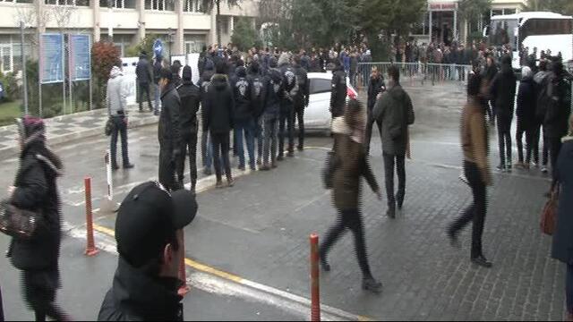 Marmara Üniversitesi'nde arbede