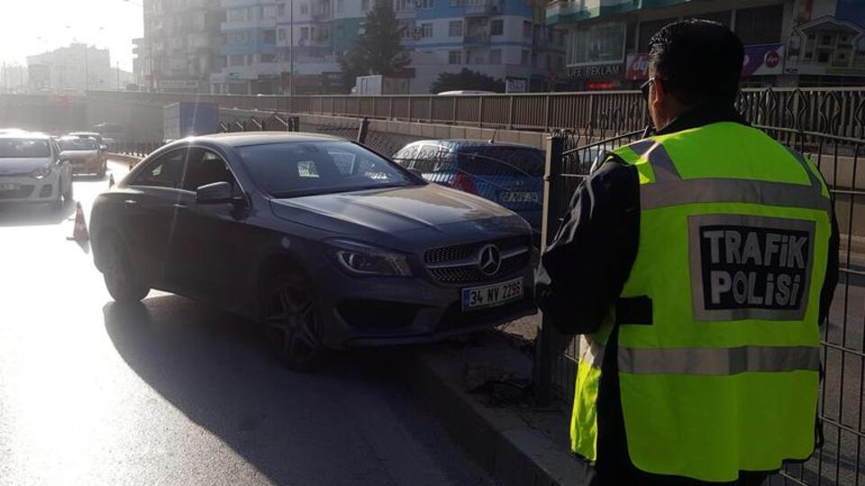 Süper Lig'in golcüsü kaza geçirdi!