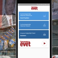 'Kararımız evet' uygulaması yayında!