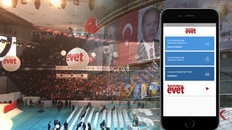 'Kararımız evet' uygulaması yayında!