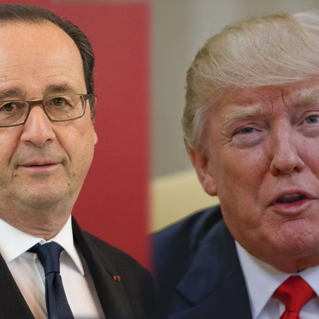 Trump'ın o sözlerine Hollande'dan tepki