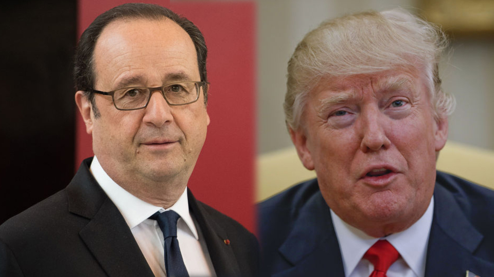 Trump'ın o sözlerine Hollande'dan tepki