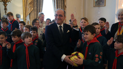 İngiliz çocuklardan sığınmacı çocuklara jest