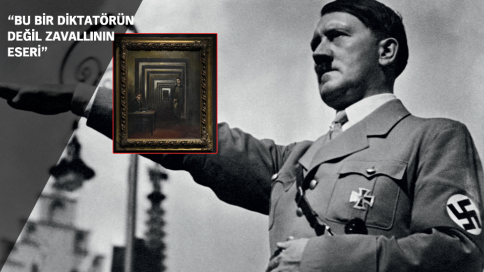 Hitler'in yaptığı tablo ilk kez sergilendi