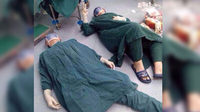 32 saatlik ameliyatın ardından yere yığıldı! Ardından öyle bir şey yaptı ki...