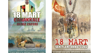 Genelkurmay'dan 18 Mart afişleri