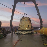 SpaceX kapsülü dünyaya döndü