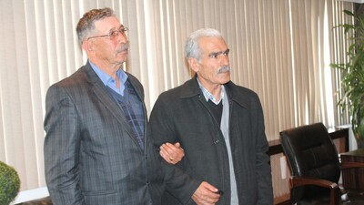 Kahraman şehitlerin babaları birarada!