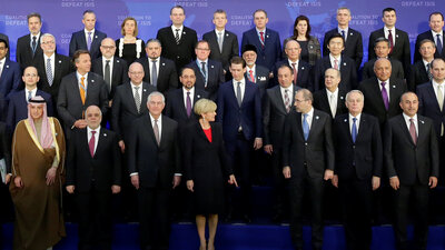 Londra saldırısının ardından Washington'da çarpıcı kare!