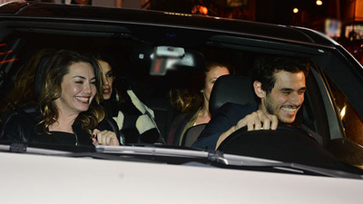 Hatun'uyla yakalandı