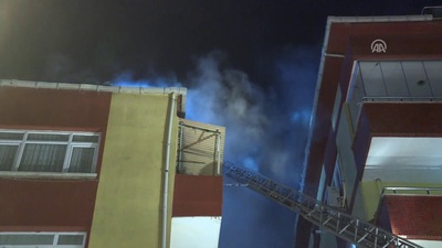 Güngören'de yangın