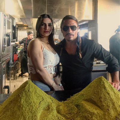 Messi ve Pogba, Nusret'in mekanında