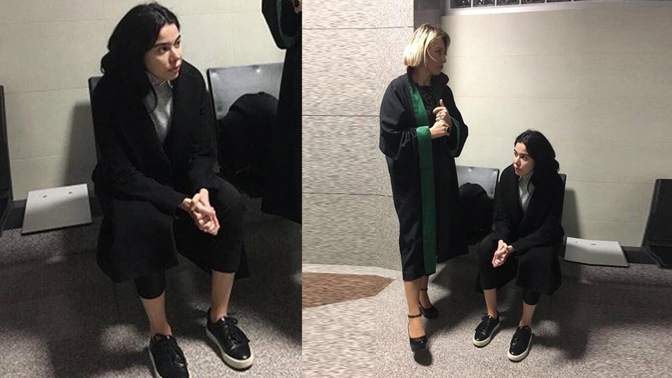 Asena Atalay ilk kez mahkemeye katıldı