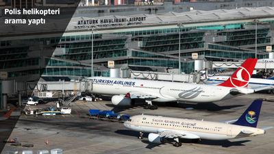 Atatürk Havalimanı çevresinde drone alarmı