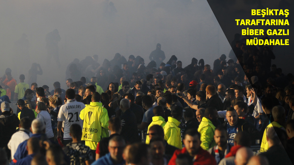 Lyon'da ortalık karıştı!