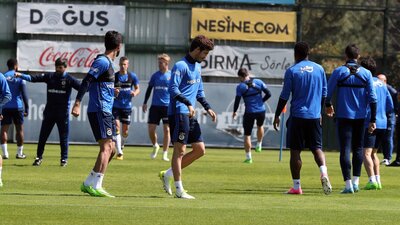 F.Bahçe'de derbi hazırlıkları