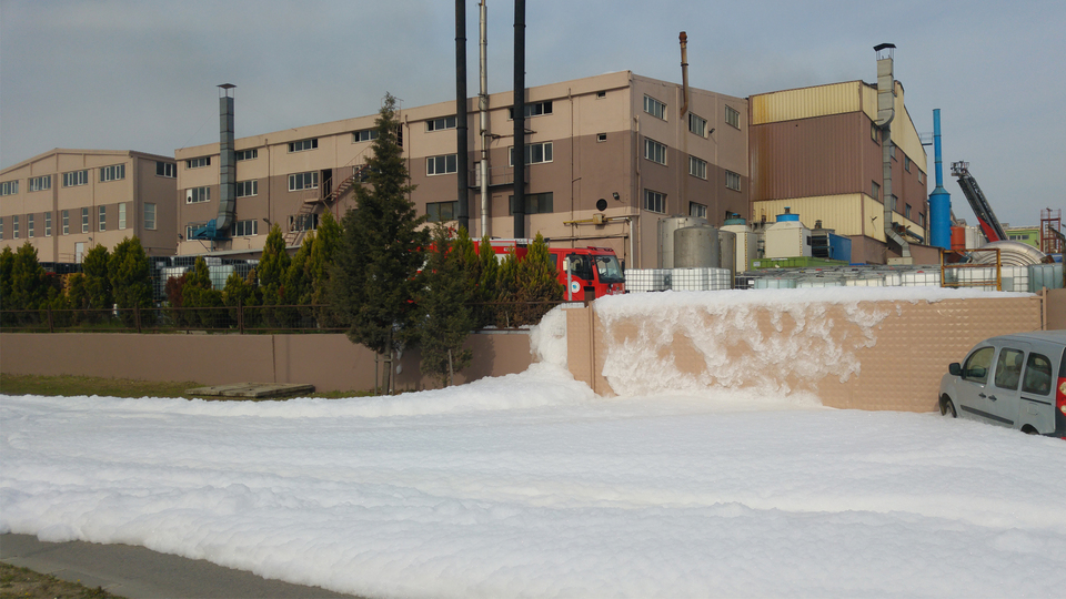 Çerkezköy'de kimyasal sızıntı paniği