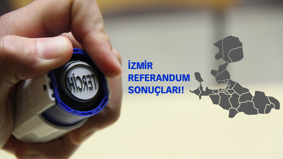 İzmir'de "Hayır" oyları farkı açtı!