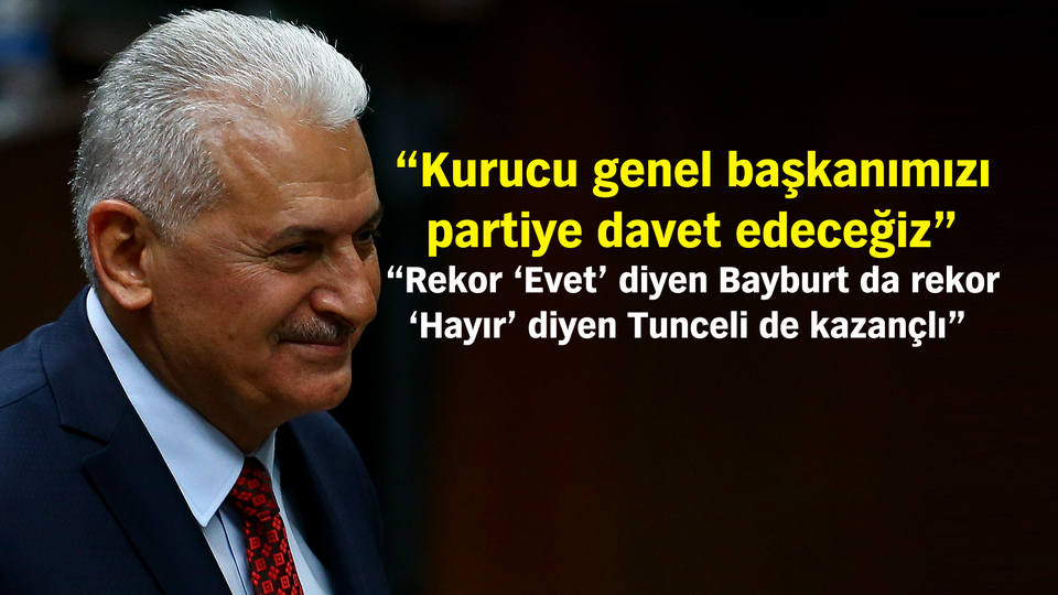 Başbakan Yıldırım: Kibir ve gurur nefislerimizi rehin almayacak