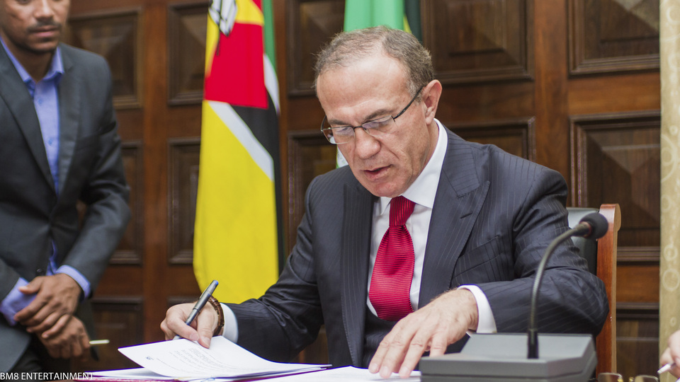 Mozambik'te imzalar atıldı