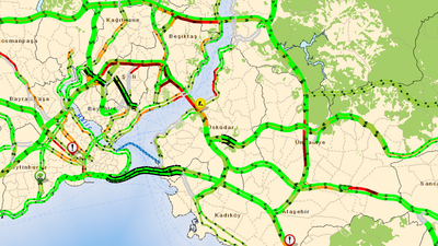 İstanbul trafiğini kilitleyen kaza!