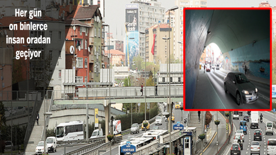 İstanbul'da alt geçitte korkunç olay!