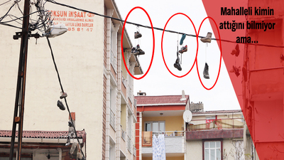 Tellere asılı ayakkabı neyin şifresi?