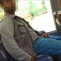 Otobüste iğrenç olay! Genç kadın böyle görüntüledi