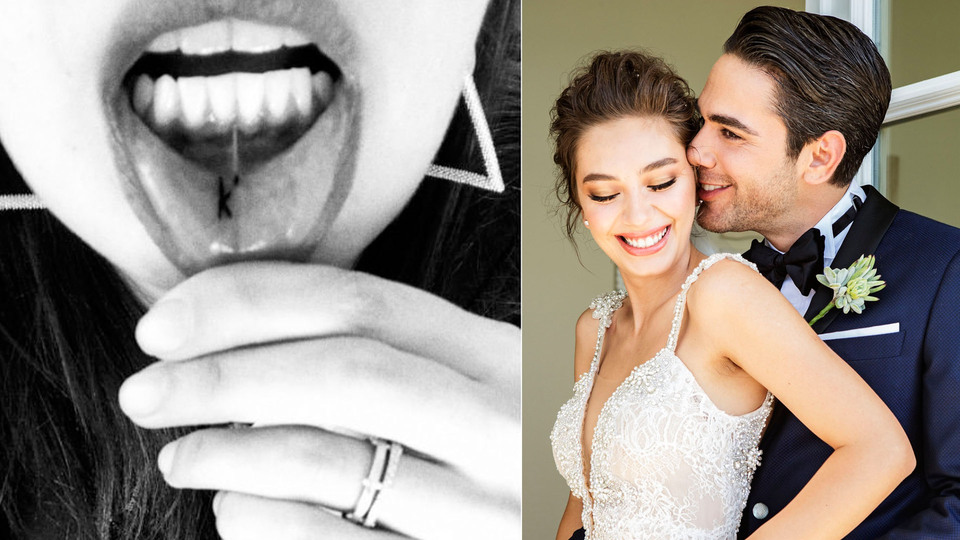 Neslihan Atagül eşinin ismini öyle bir yerine kazıttı ki...