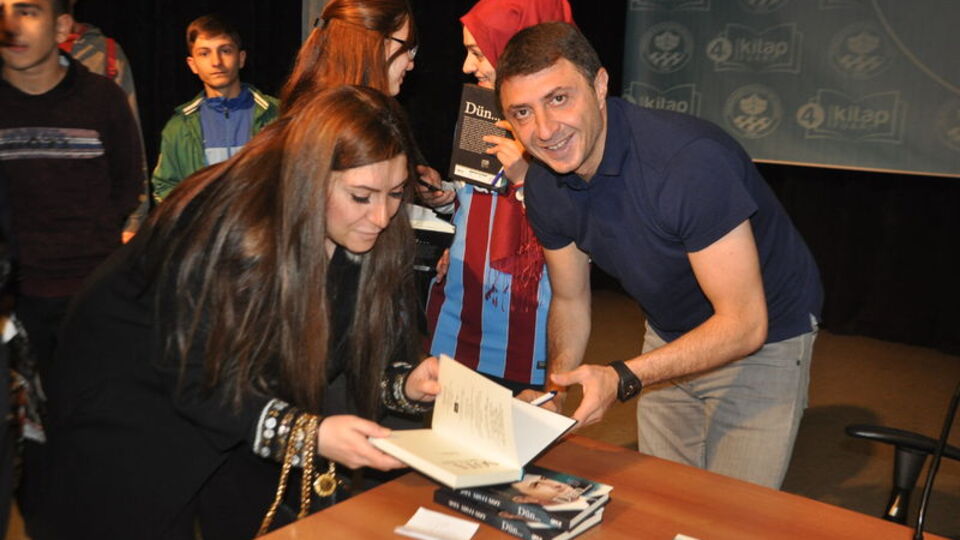 Şota, Trabzon'a bu kez yazar olarak geldi