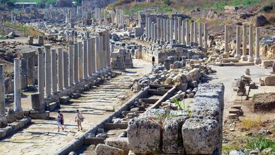 Antik kentte büyük çöküş