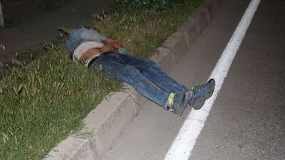 Yol ortasında bu halde bulundu!