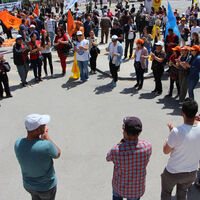 Sivas'ta 540 polis görev yaptı, 300 kişi katıldı