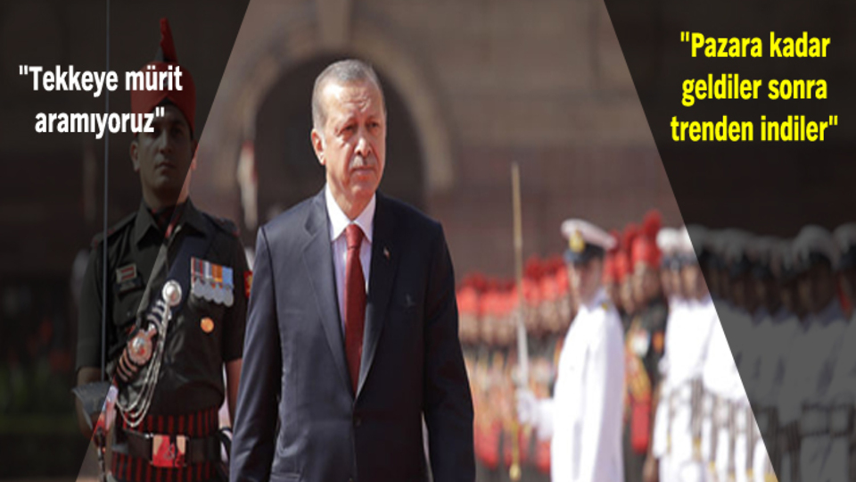 Erdoğan, 'İslamcılık tartışması'na nokta koydu: Tekkeye mürit aramıyoruz