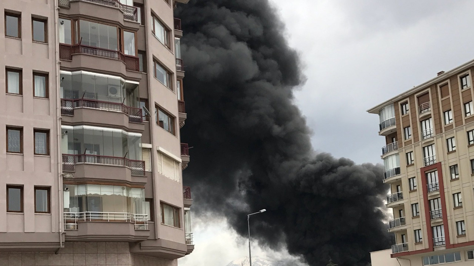 Isparta'da büyük yangın