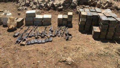 PKK'ya büyük darbe! Haftalarca yetecek silah ve cephanelik bulundu