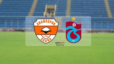 Adanaspor ile Trabzonspor karşı karşıya