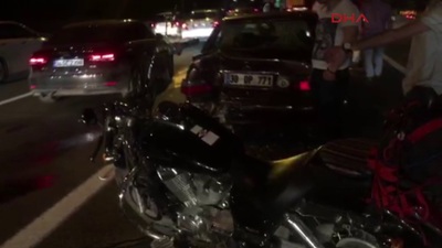 TEM'⁬de Otoyolu'nda kaza