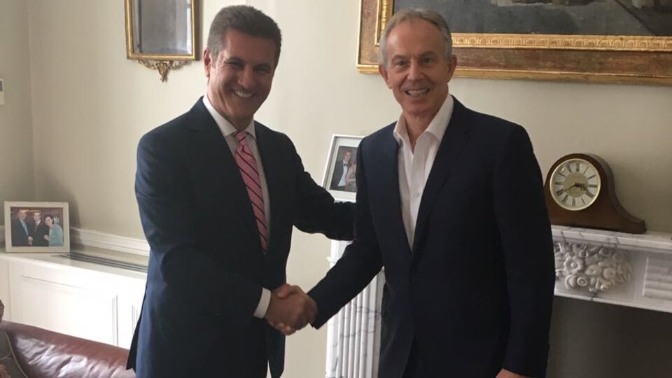 Mustafa Sarıgül, Tony Blair ile Londra'da görüştü