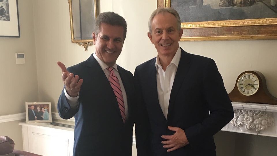 Mustafa Sarıgül, İngiltere eski Başbakanı Tony Blair ile görüştü