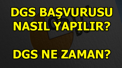 DGS başvurusu için geri sayım