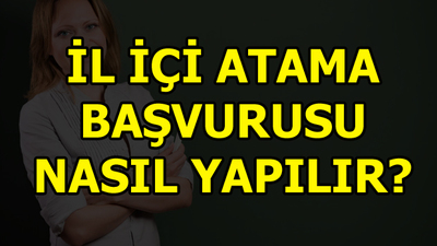 İl içi ihtiyaç listesi açıklandı!