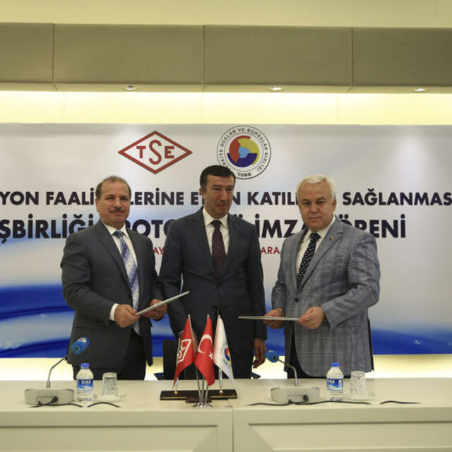 TSE ile TOBB protokol imzaladı