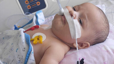 SMA hastası 5 aylık Egehan'ın ailesinin ilaç umudu!