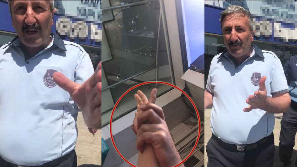 Zabıtadan Habertürk muhabirine çirkin saldırı